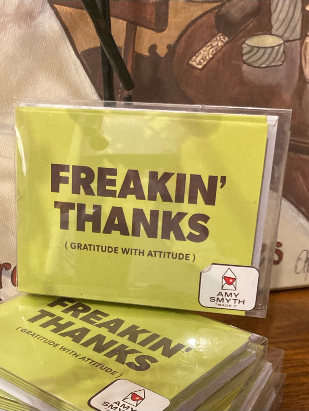 “Freakin' Thanks…attitude with gratitude ”  Thank you Cards  - 1 pack